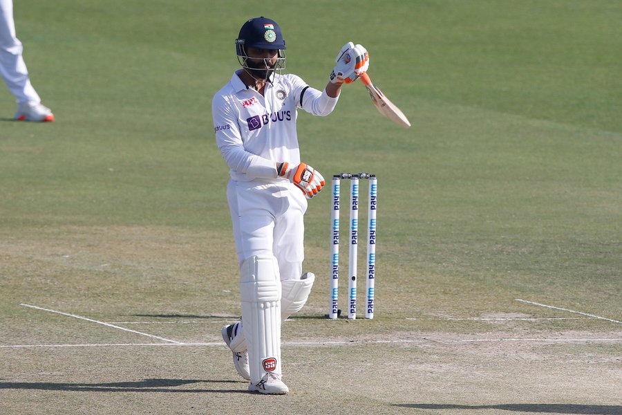 Ravindra Jadeja scored a brilliant century in the first Test match against Sri Lanka.