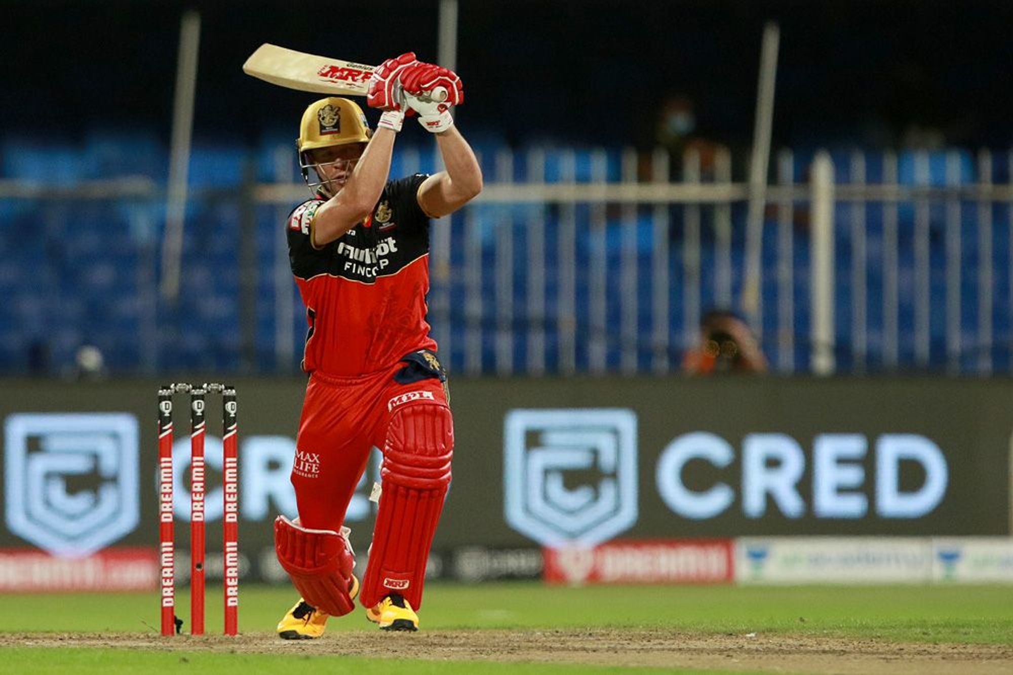 AB de Villiers departed for a golden duck vs KKR on Monday