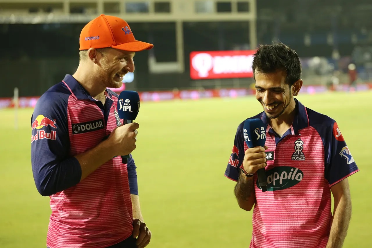 Jos Buttler and Yuzvendra Chahal are currently holders of Orange and Purple Caps respectively.
