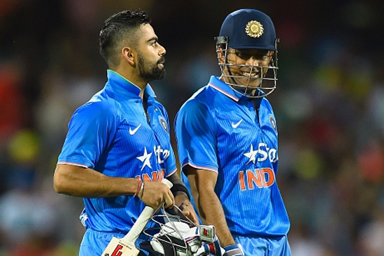 Dhoni and Kohli share a very cordial relationship