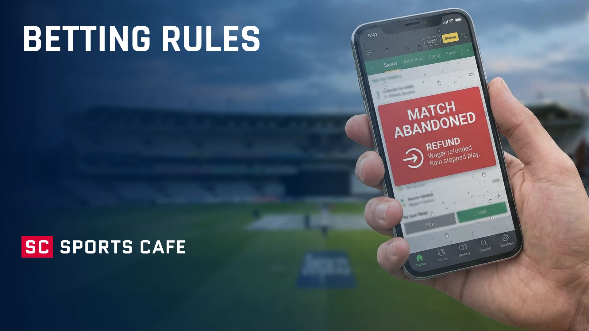 Betting Rules When a Match is Abandoned
