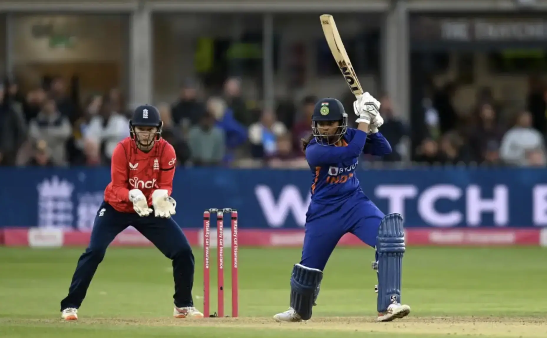 England Women defeated India Women by 7 Wickets.