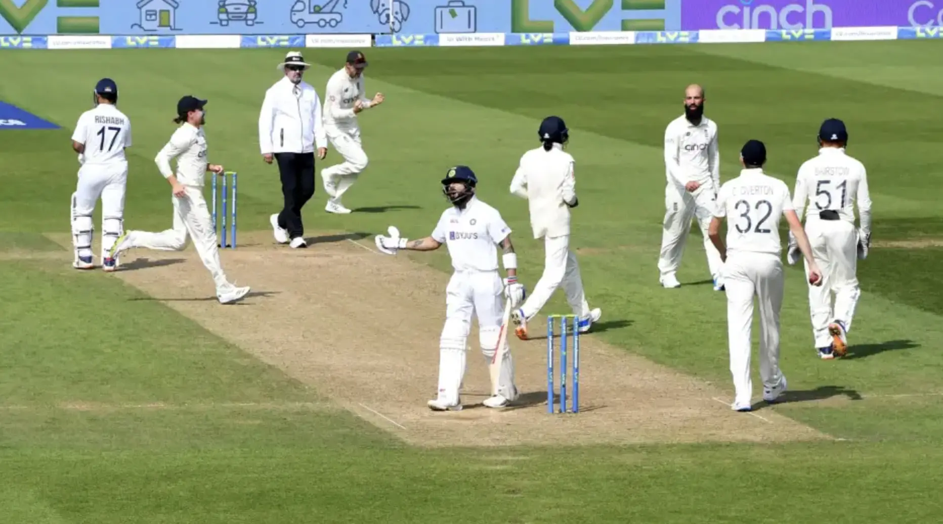 India got all-out for 191 runs on the day 1.