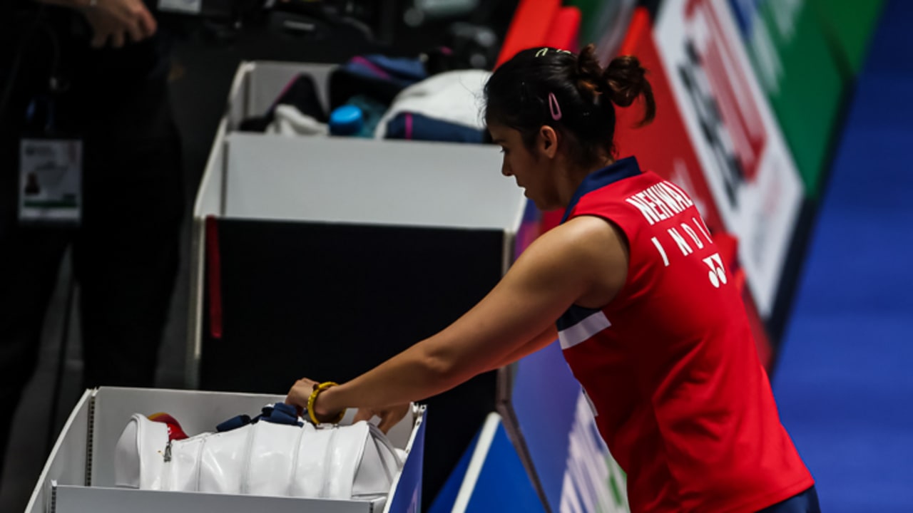 Saina retired hurt after the first game.