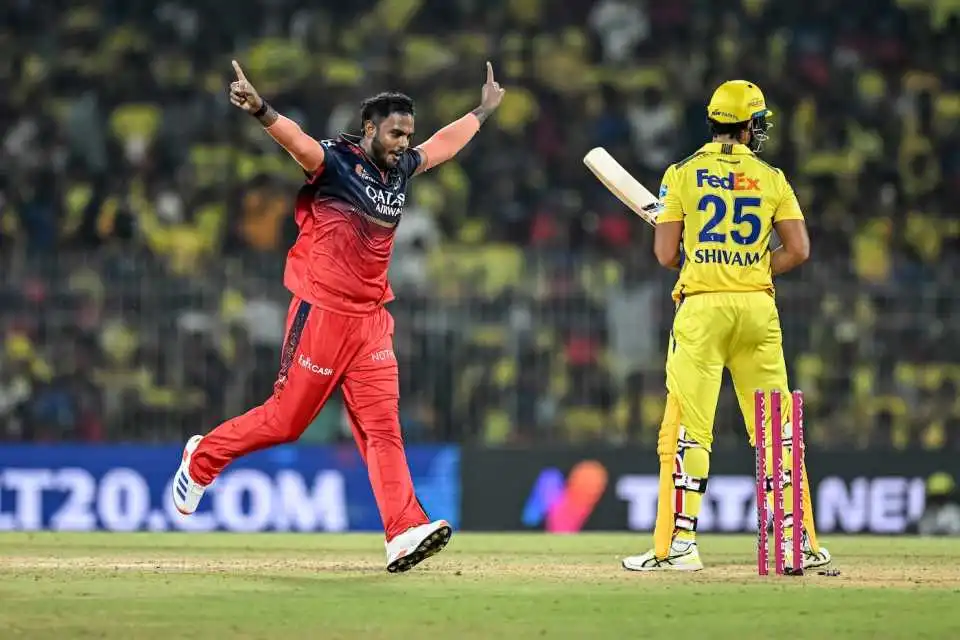 Royal Challengers Bengaluru defeated Chennai Super Kings by 50 Runs.
