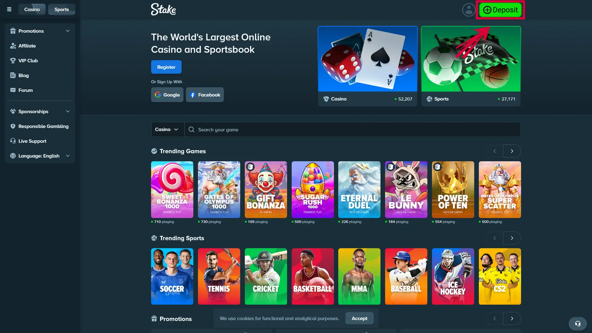 Go to the Wallet section and select your preferred payment method.