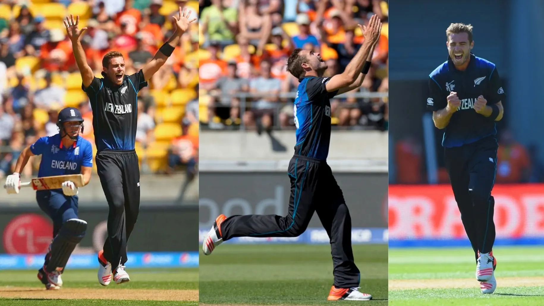 Tim Southees 7-wicket haul against England on 20 February 2015.