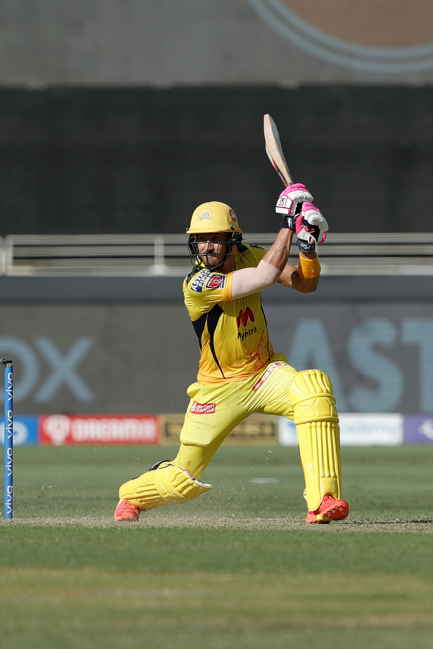Faf du Plessis scored 76 off 55 balls against PBKS on Thursday 