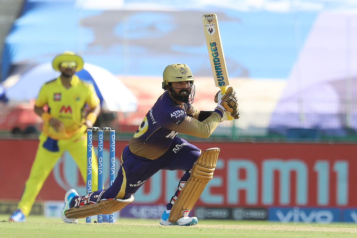 Dinesh Karthik scored 26 off 11 vs CSK on Sunday 