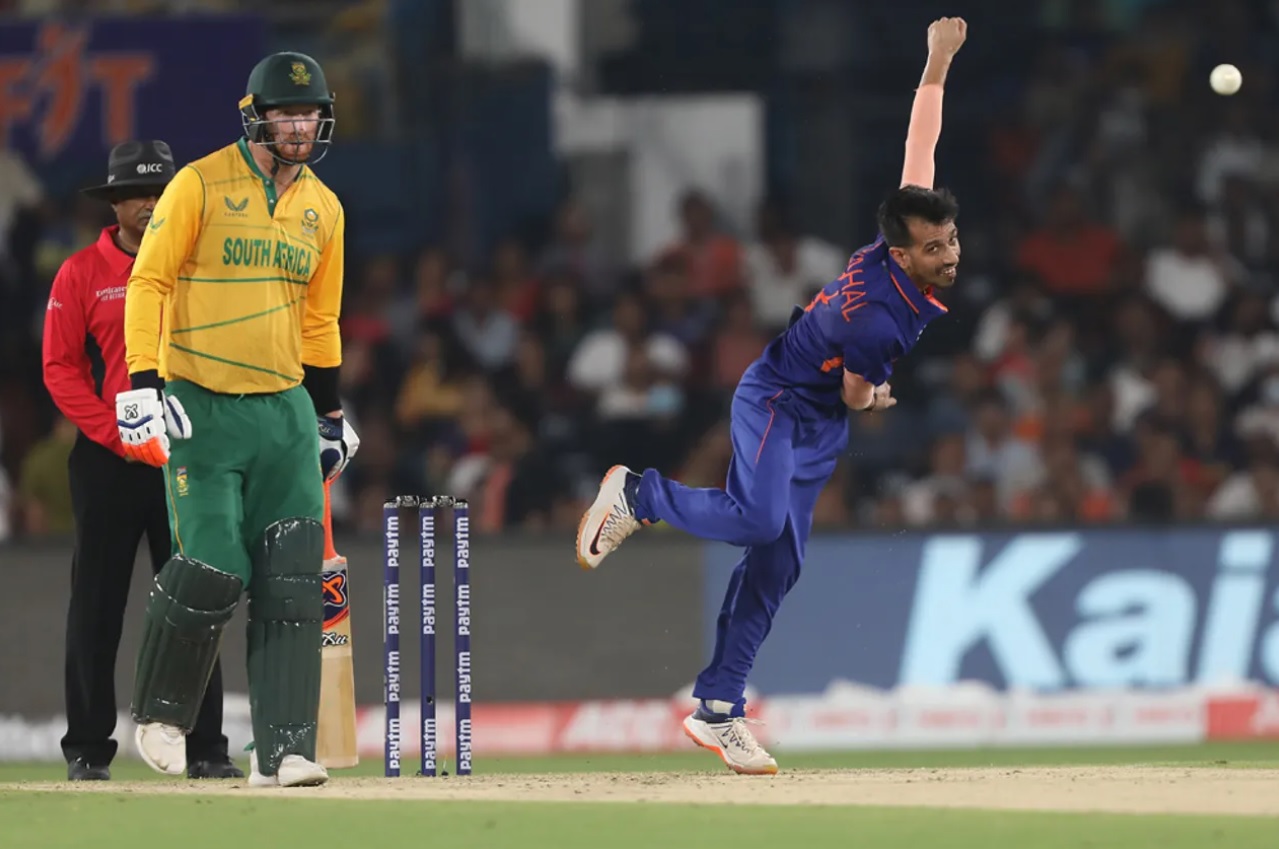 Yuzvendra Chahal picked three wickets in the third T20I