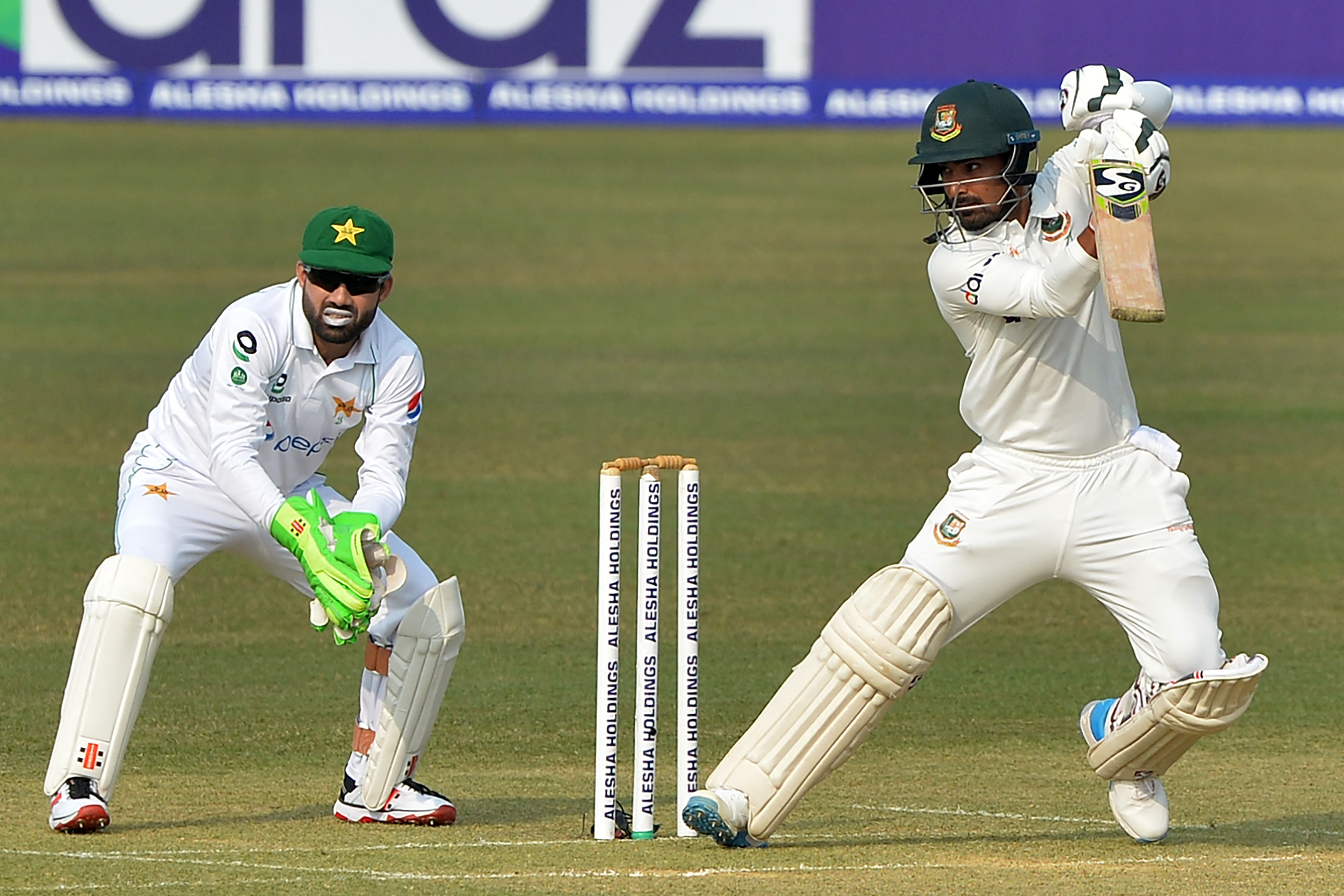 Liton Das notched up his first Test century against Pakistan on Friday in Chattogram.
