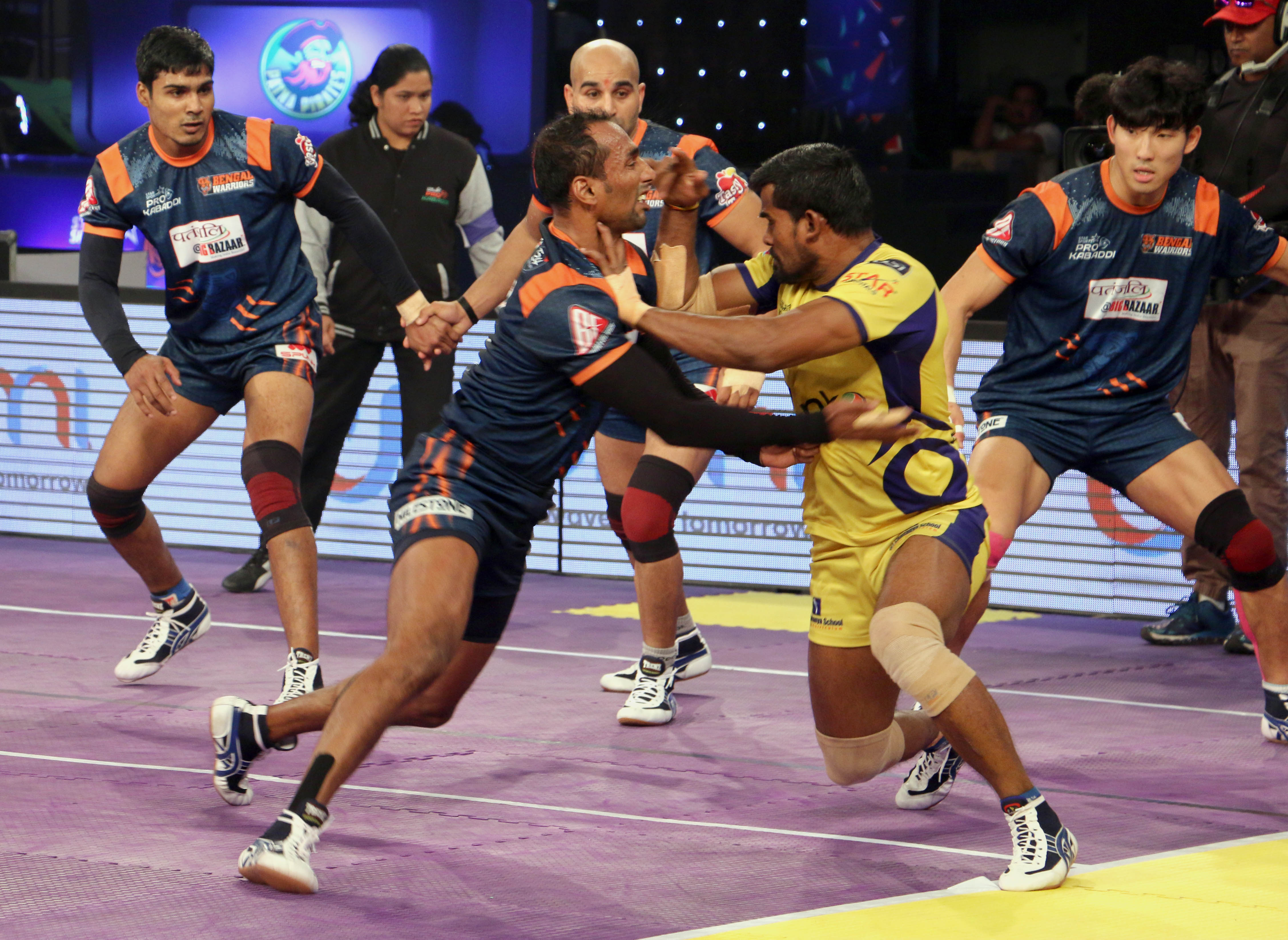 Bengal Warriors won the Pro Kabaddi League last season
