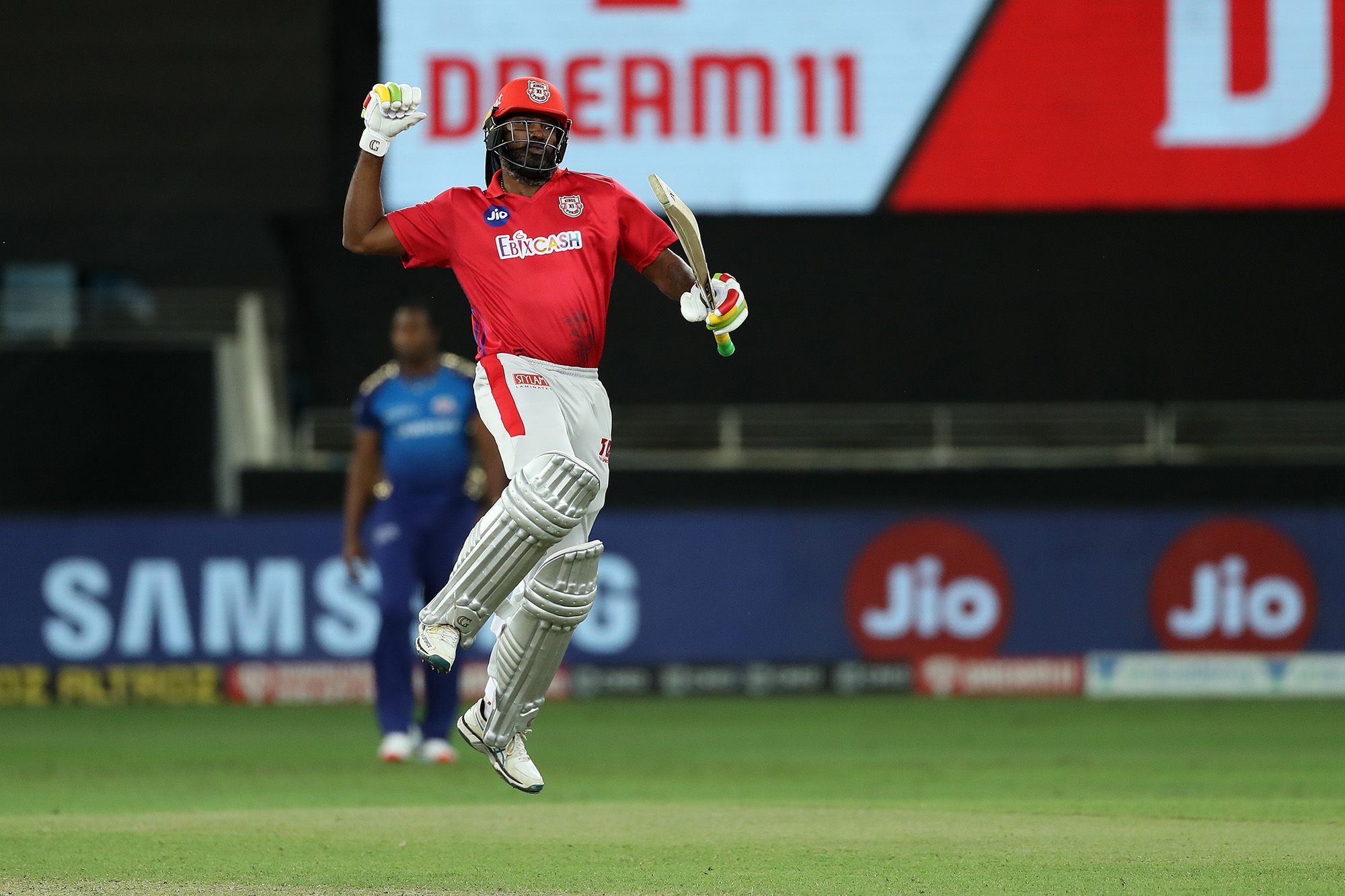 Gayle struck a first-ball six in the second Super Over