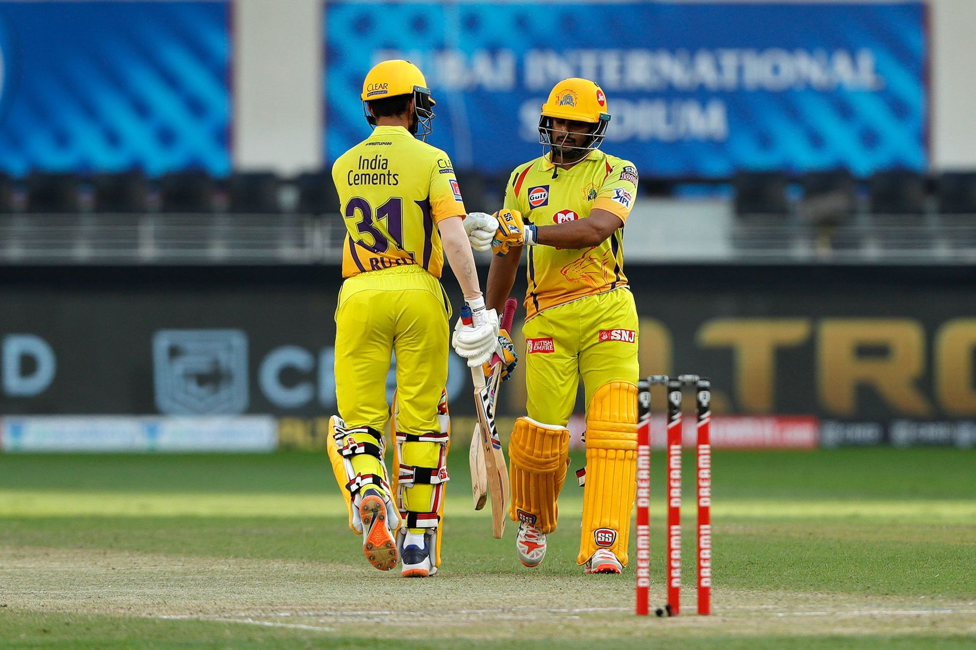 Ruturaj Gaikwad and Ambati Rayudu ensured CSK get home safely
