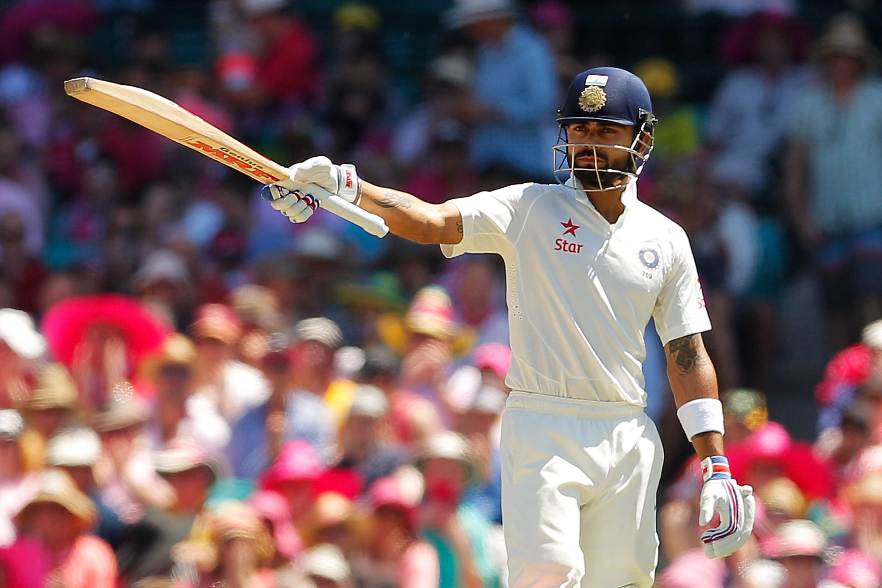 File picture from the 4th Test match between Australia and India at SCG on January 8, 2015.