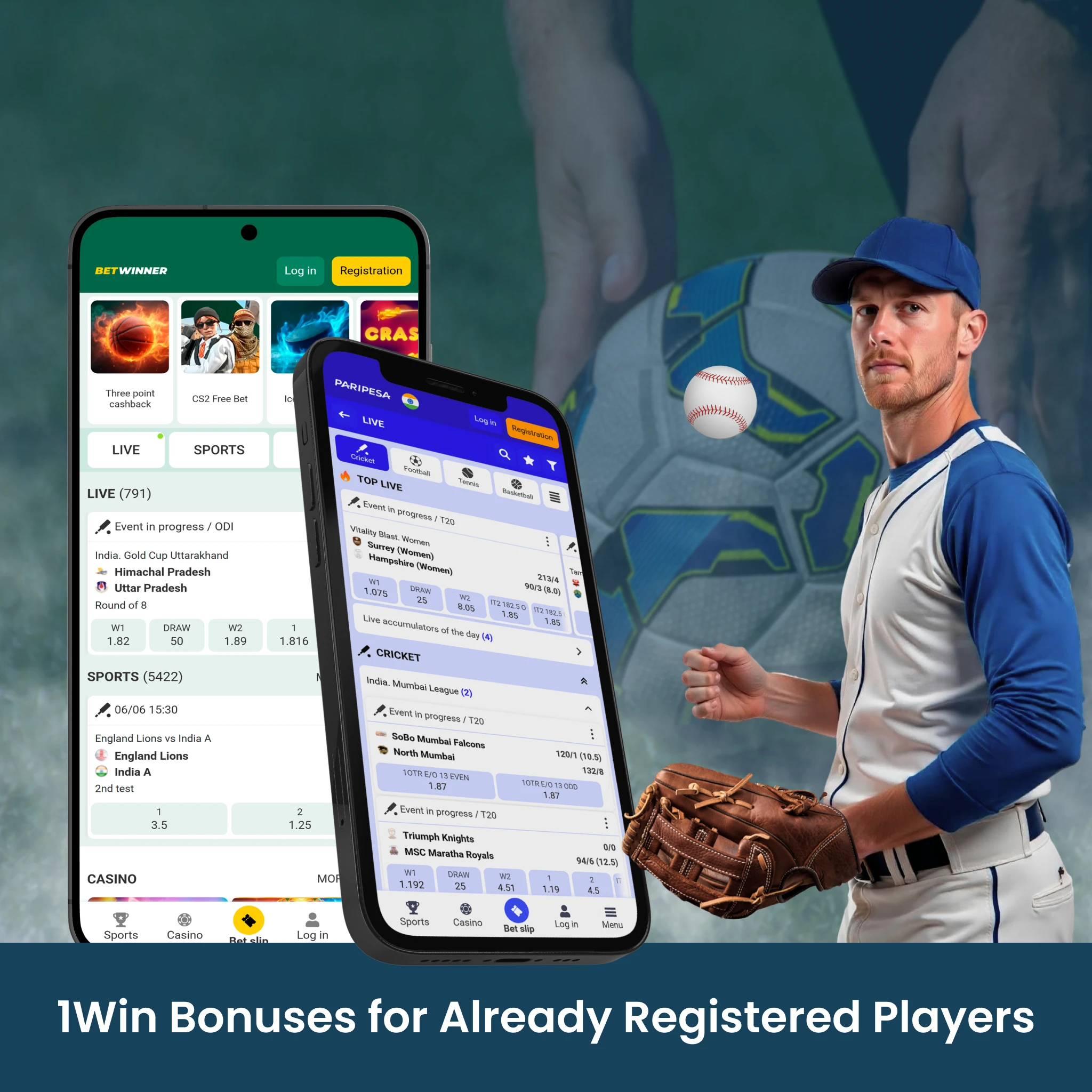 Bonuses for Already Registered Players.