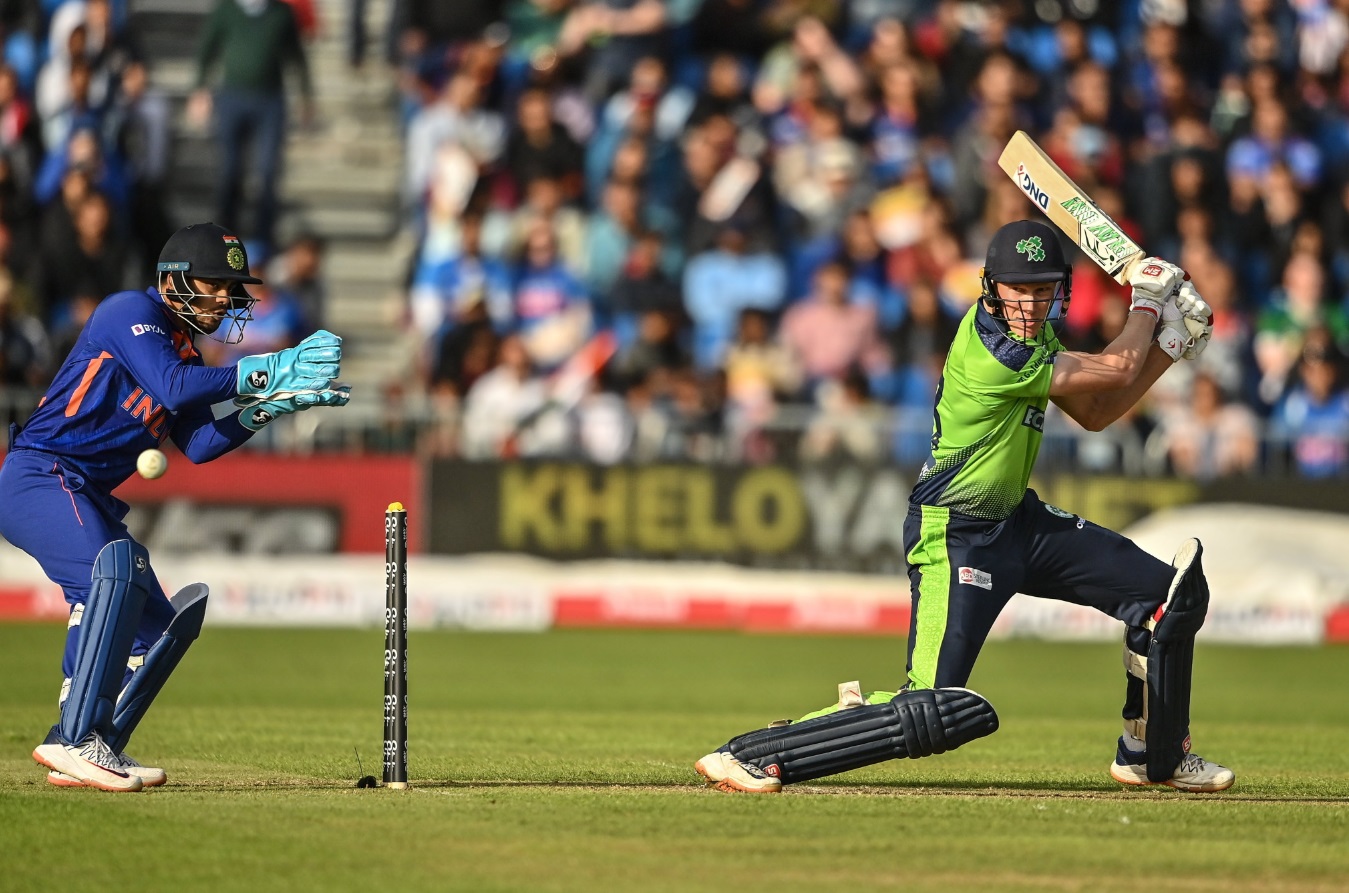 Ireland fell four runs short while chasing 226 against India in the second T20I.
