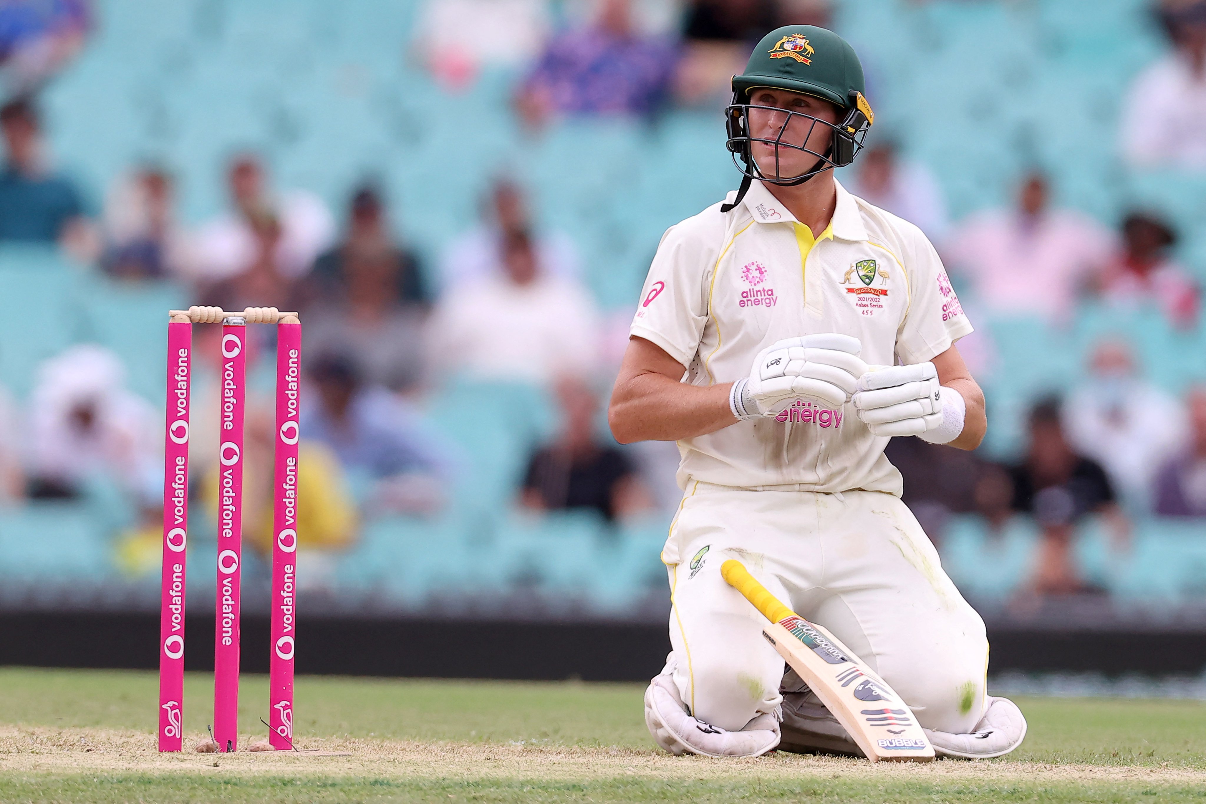 Labuschagne was unbeaten on 53 at the dinner break on Day 1 of the Ashes Test