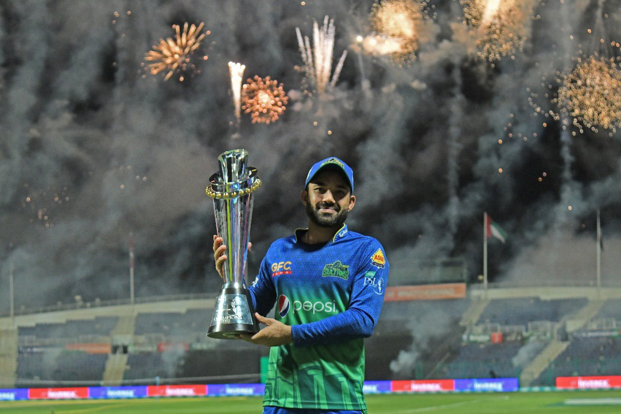 Rizwan led his side Multan Sultans to the title