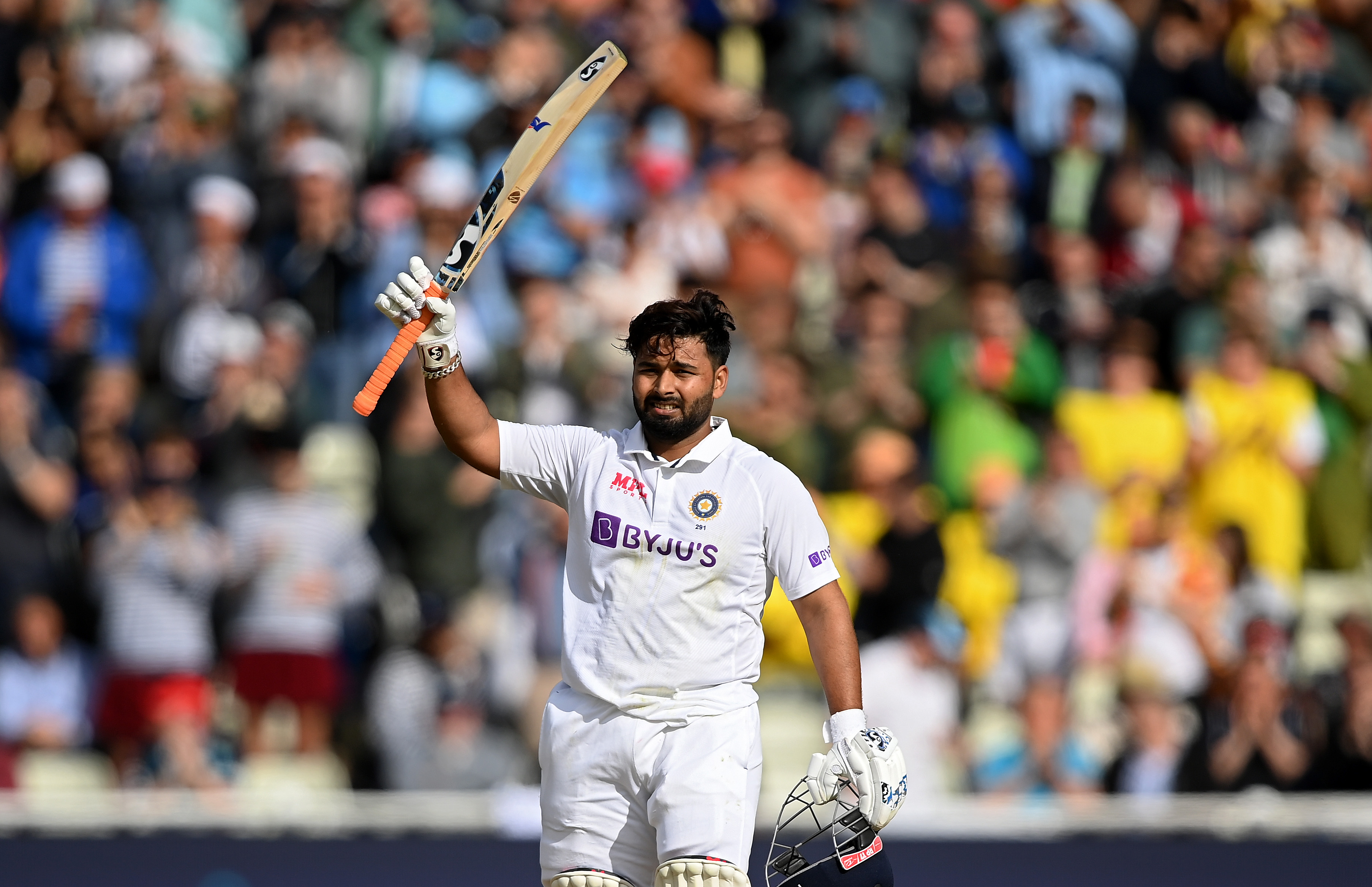 Rishabh Pant scored a century in the first innings of Edgbaston Test
