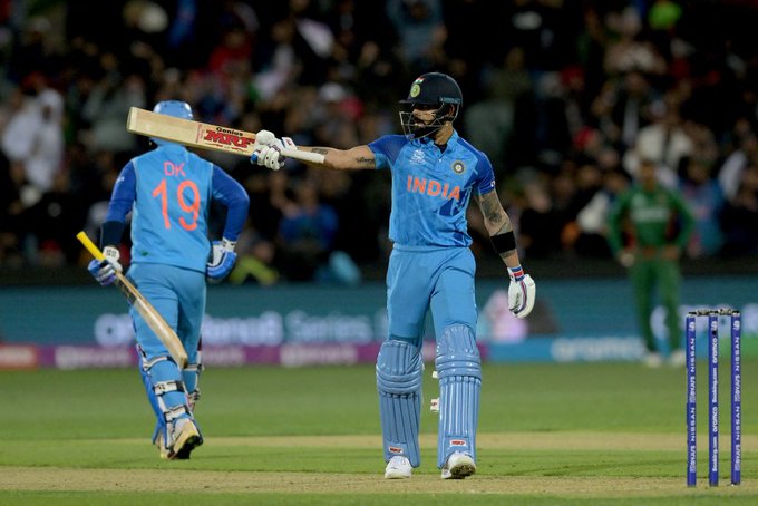 Virat Kohli hit a fifty vs Bangladesh,