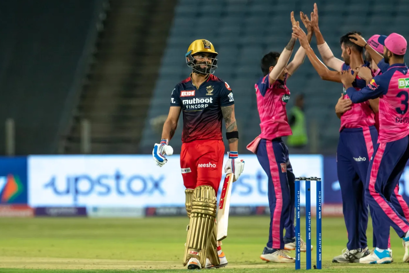 RCB won eliminator against Lucknow Super Giants by 14 runs in their last fixture.