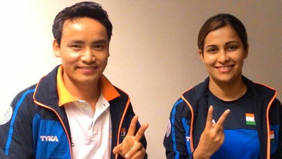 ISSF World Cup: Jitu Rai, Heena Sidhu win gold in mixed Team 10m air pistol event