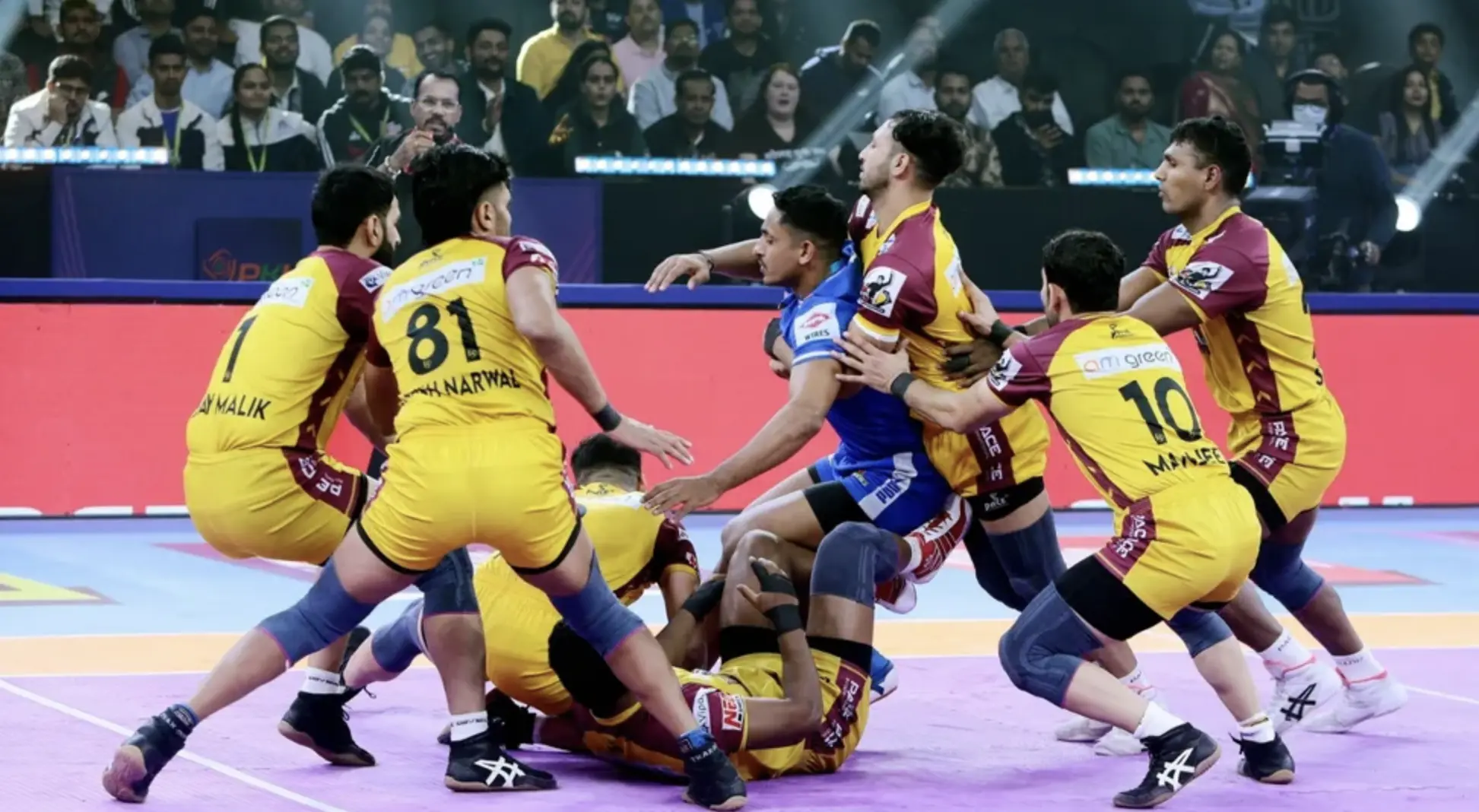 Telugu Titans Clinch First Win of Season with 37-32 Triumph