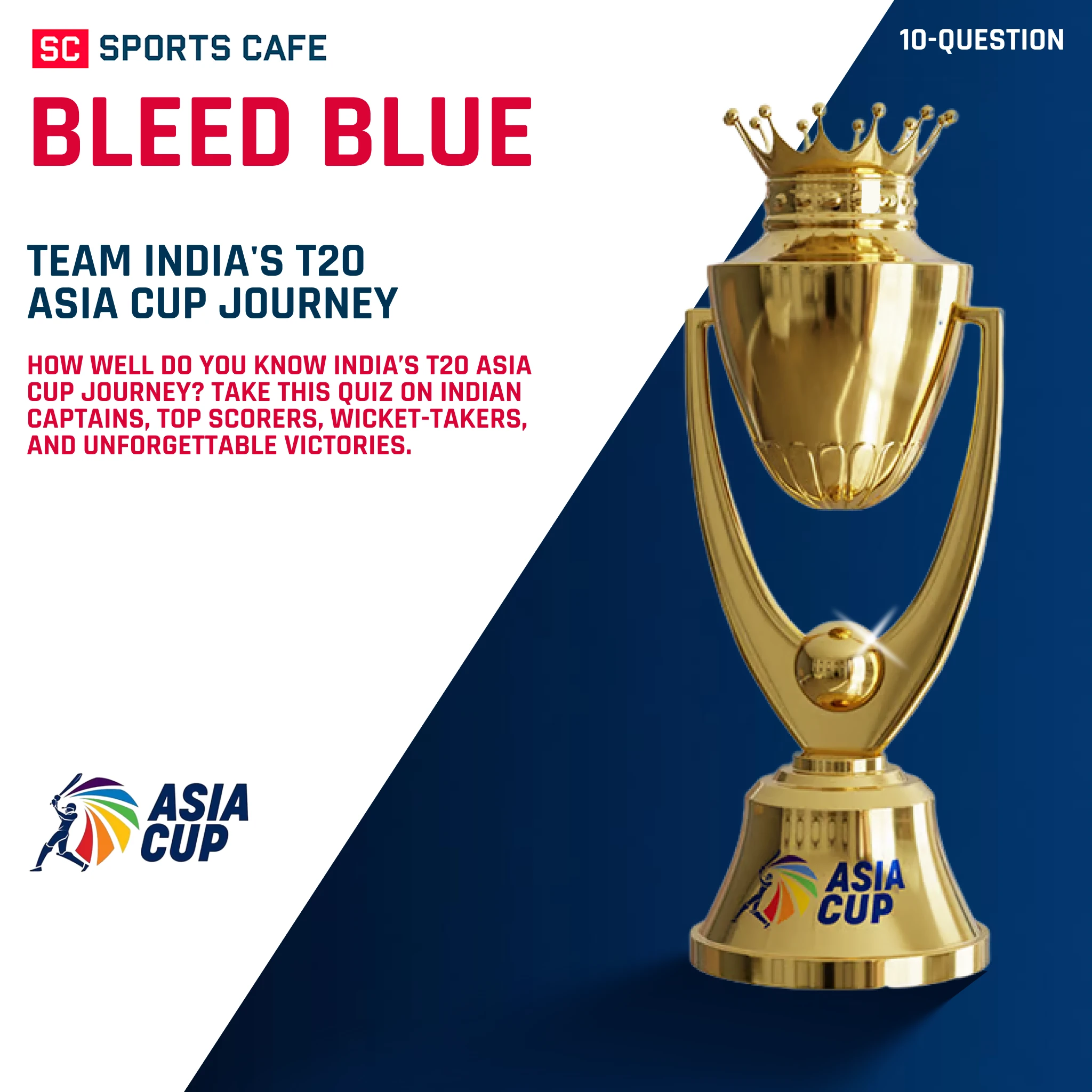 Bleed Blue: Team India's T20 Asia Cup Journey.