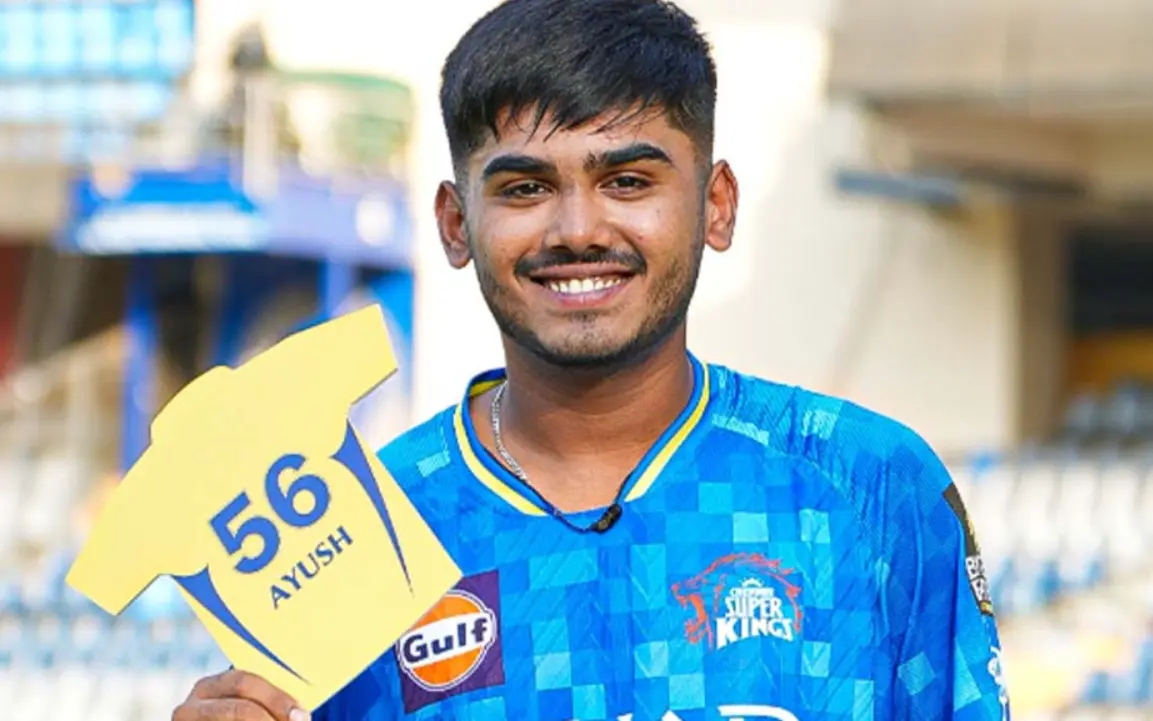 Ayush Mhatre was born on July 16, 2007.