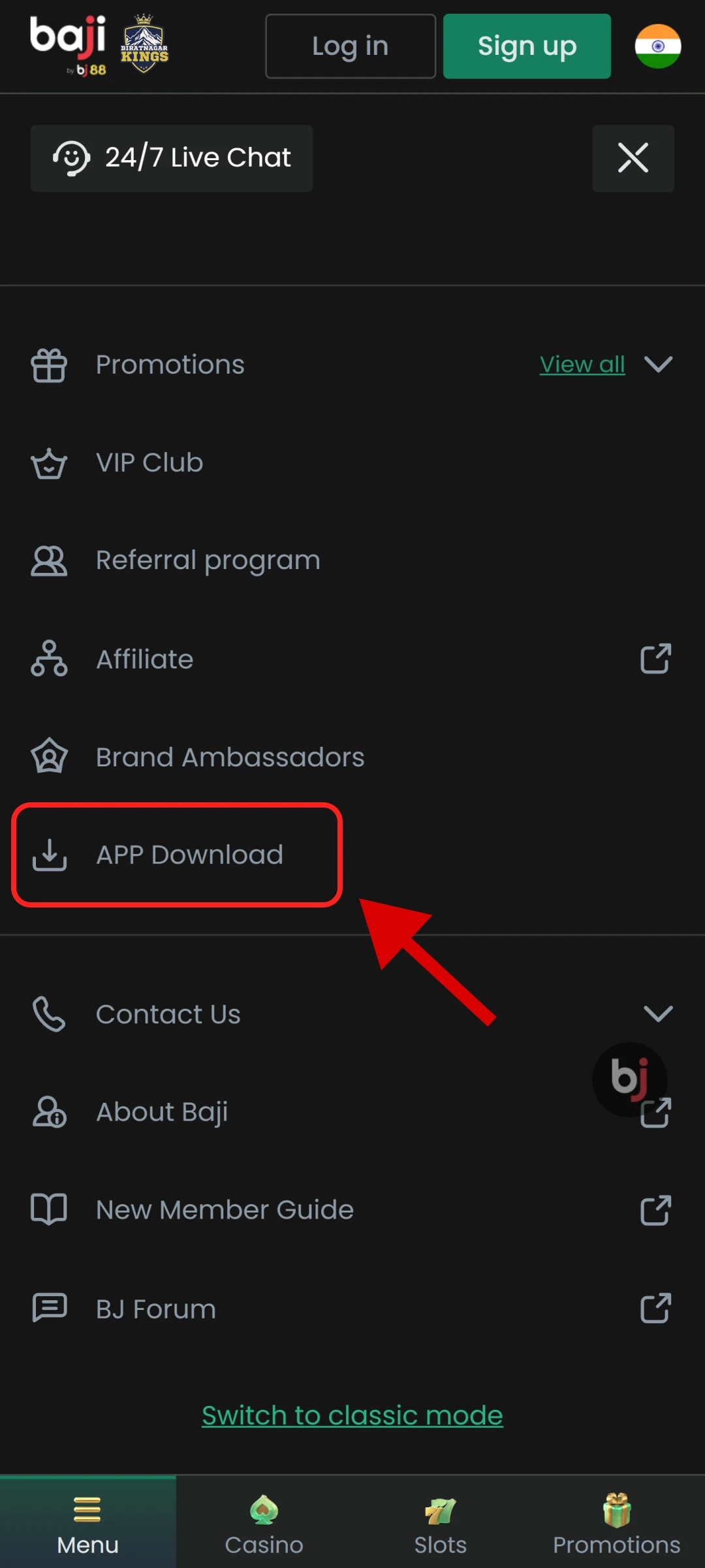 Go to the Download Section.