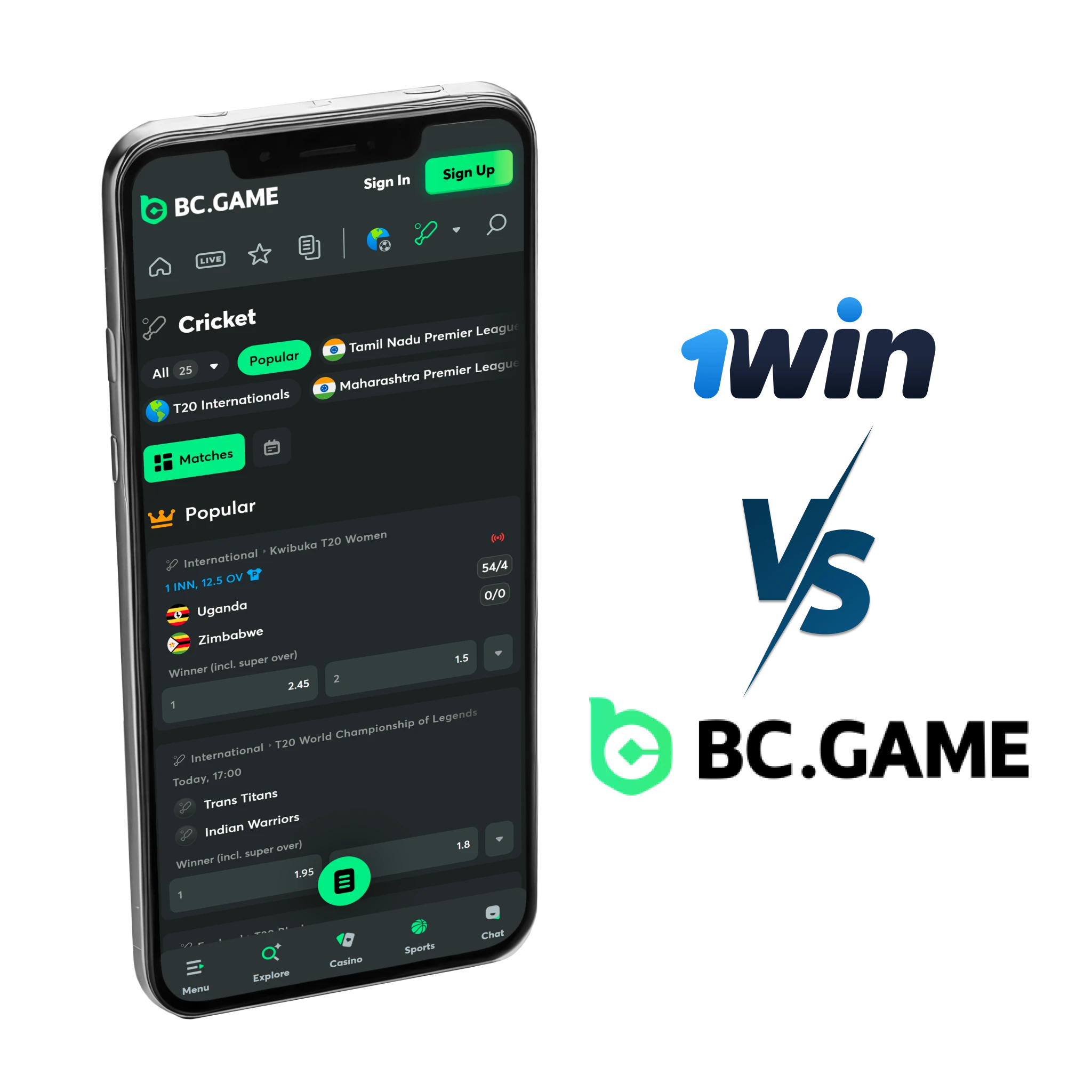 BC Game – Fast crypto payments and many betting tools in the app.