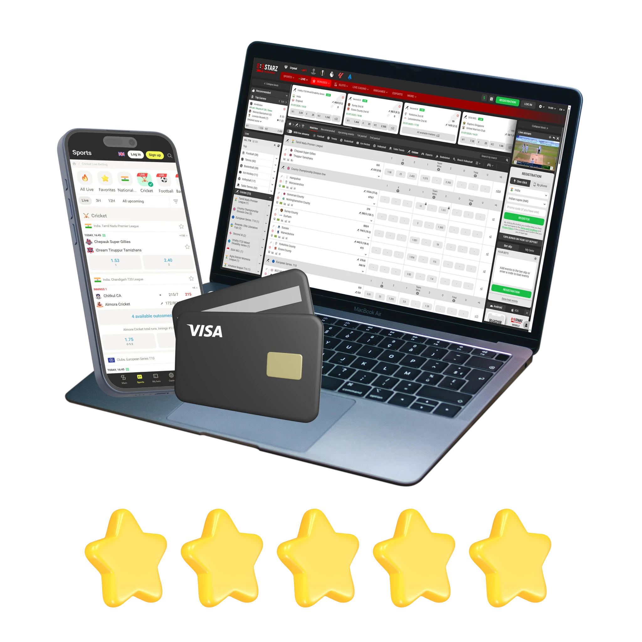 Best Betting Sites and Apps that Accept Visa in India 2025