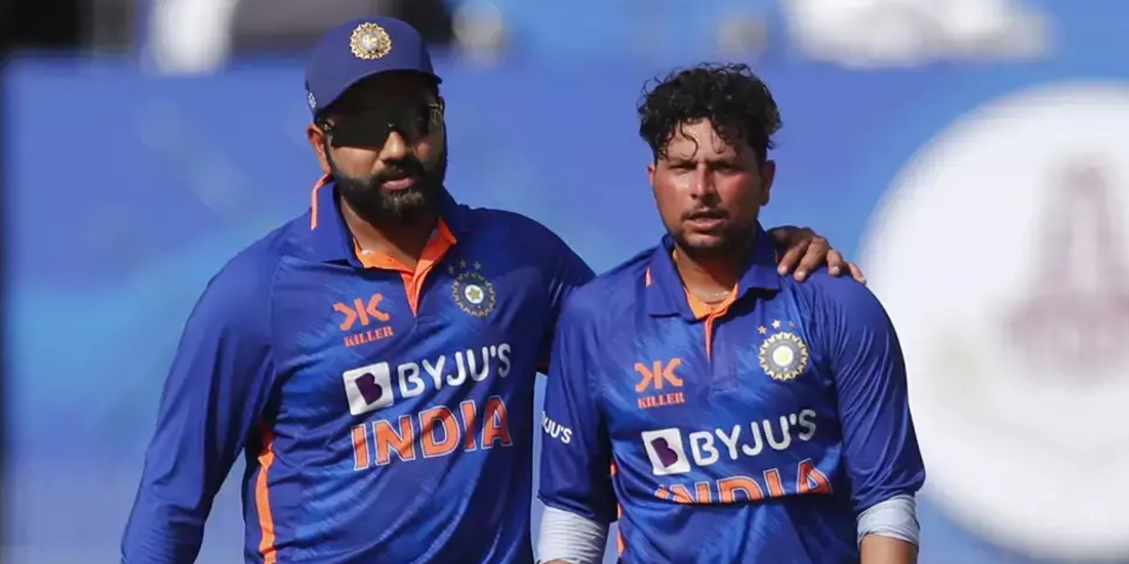 Rohit Sharma and Kuldeep Yadav shared several heated moments on the field on Wednesday