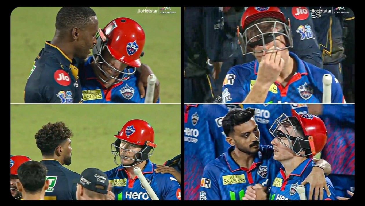 Miller failed to connect the ball with his bat.