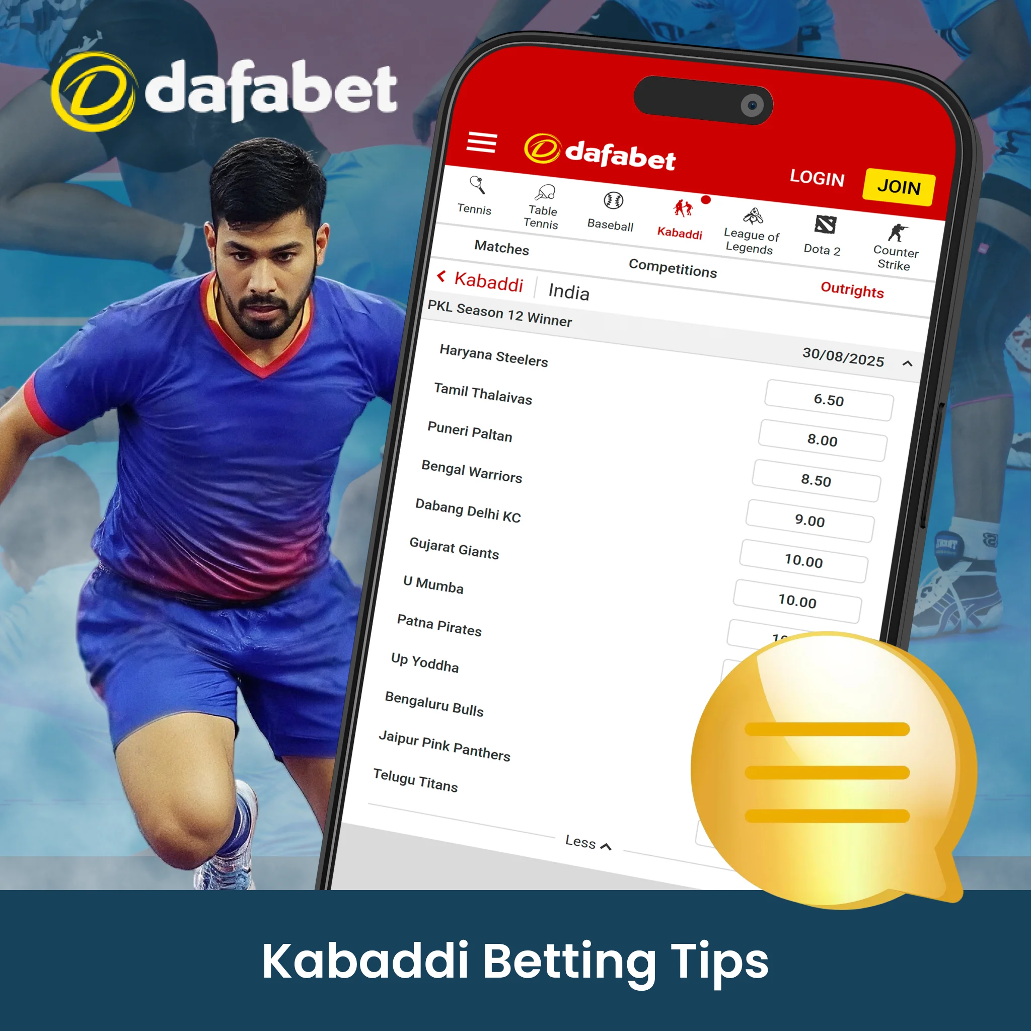 Kabaddi Betting Tips.