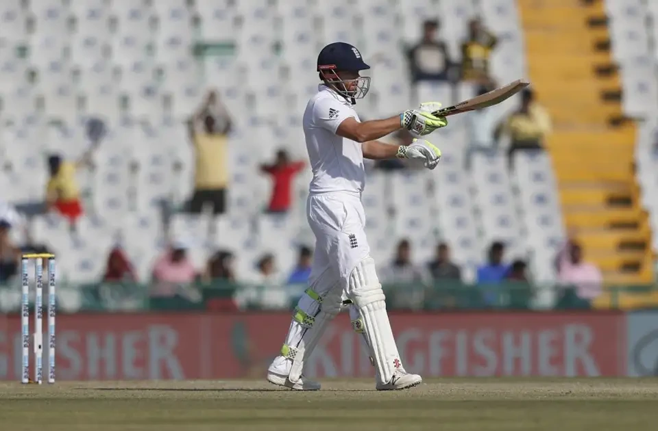 England scored 268/8 on day 1 against India.