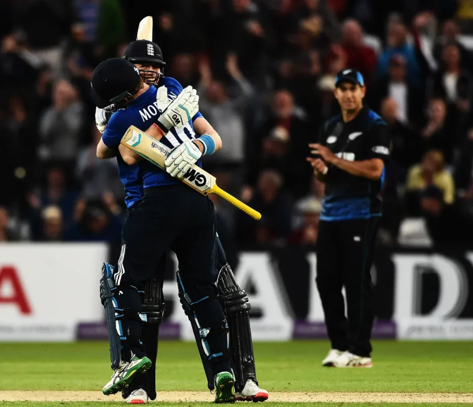 England defeated New Zealand by 7 wickets.