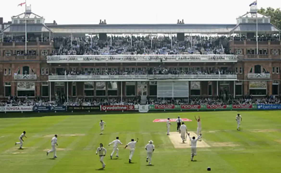 First day of the 2005 Ashes Series.