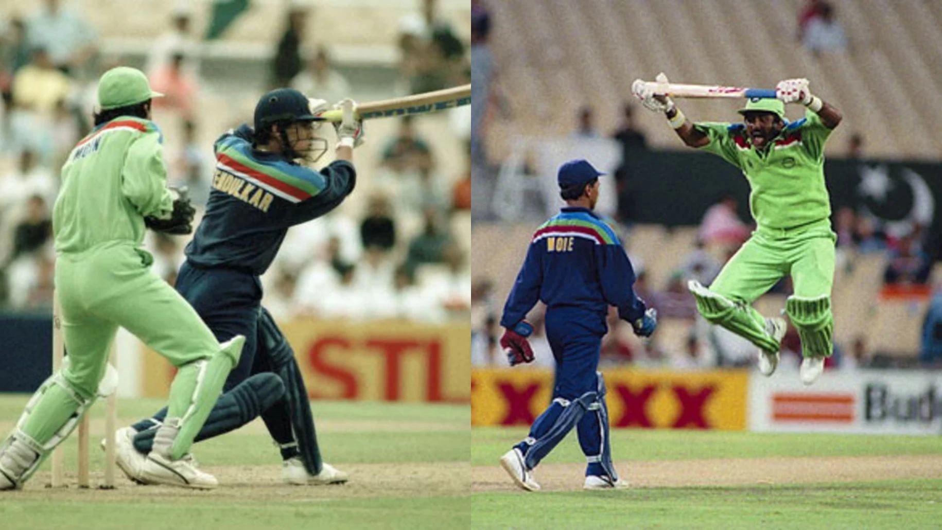 First ever India vs Pakistan World Cup clash on 4 March 1992.