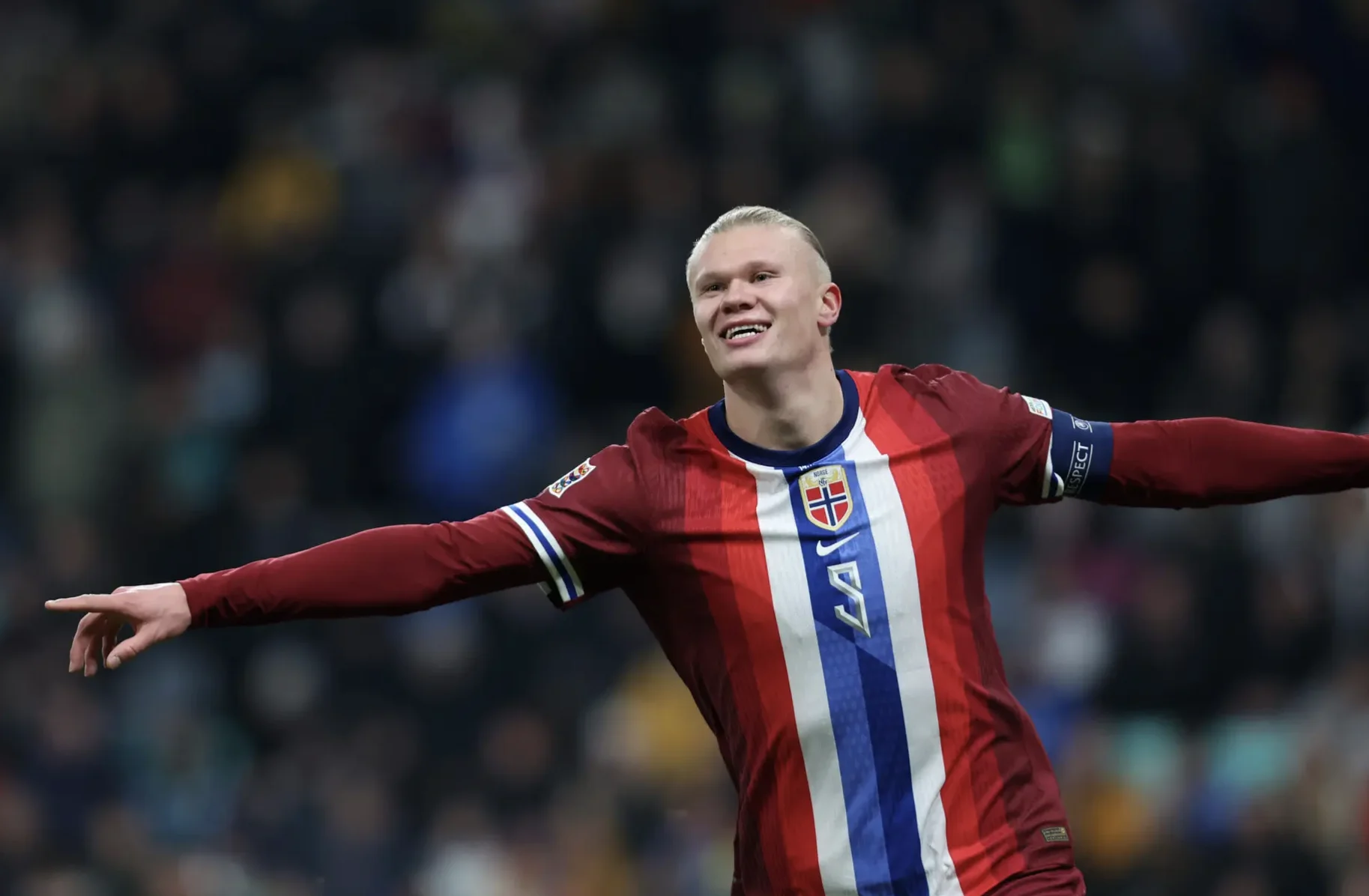 Erling Haaland Adopts Braut Haaland for Norway Shirt