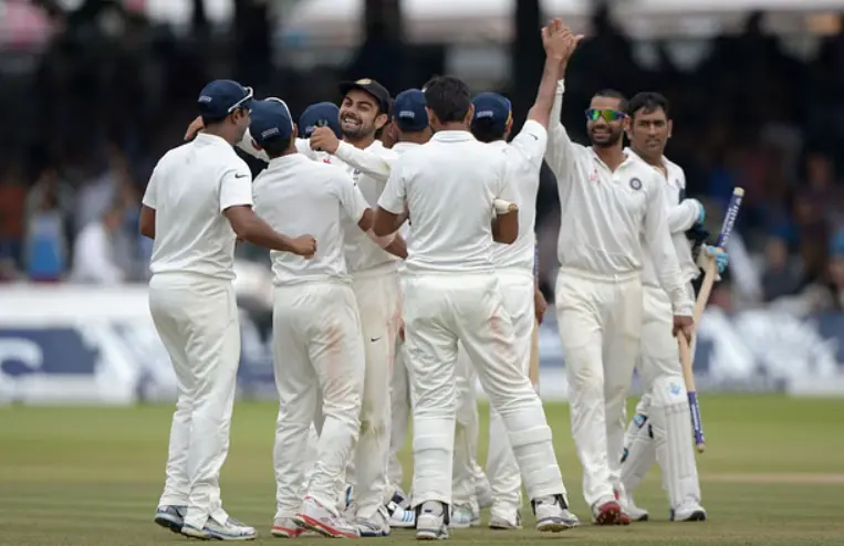 India defeated England by 95 runs.