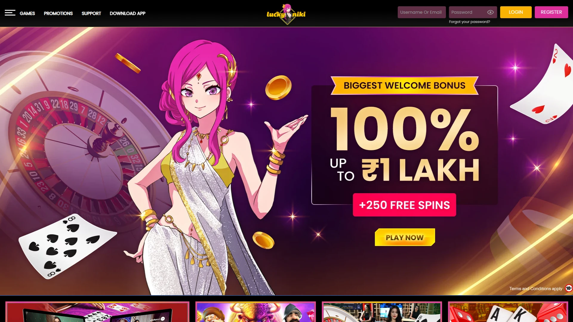 A Tour Through Lucky Niki’s Website.