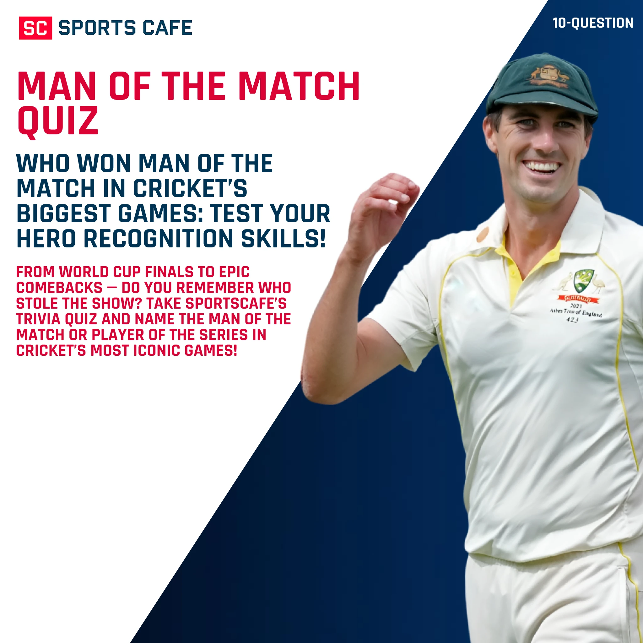 Man of the Match Quiz – Guess the Award Winners from Historic Cricket Matches