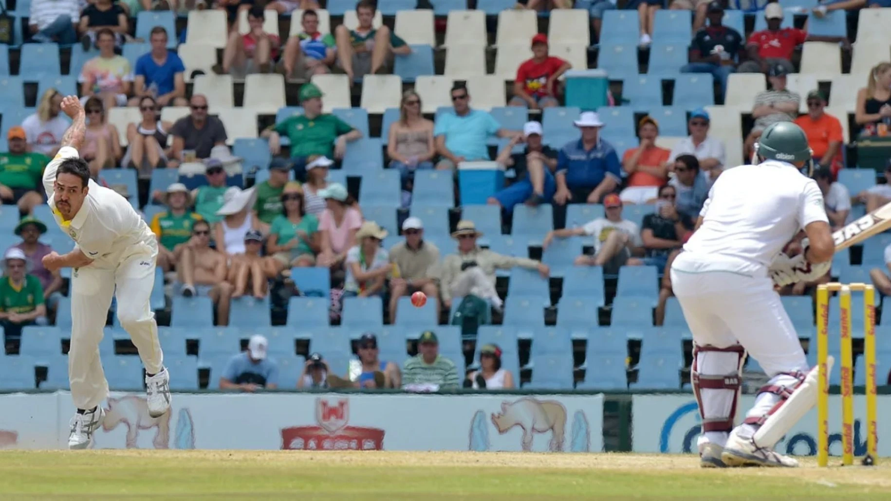 Mitchell Johnson destroyed South Africa in Centurion on 12 February 2014.