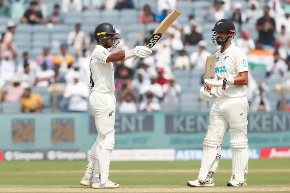 New Zealand made 259 runs on day 1 against India.