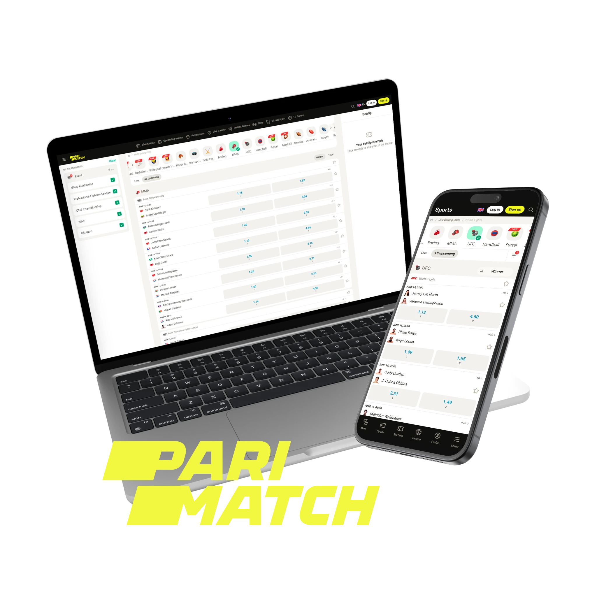 Parimatch - Trusted global sportsbook for UFC and MMA bets.