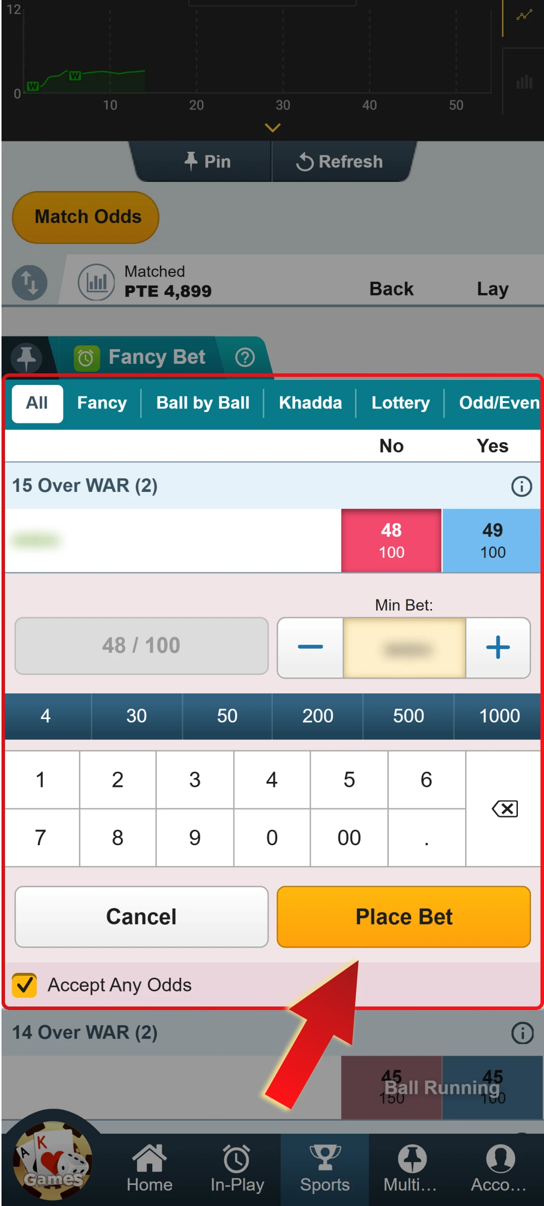 Explore Betting Options and Place Your Bet on Rich11 App.