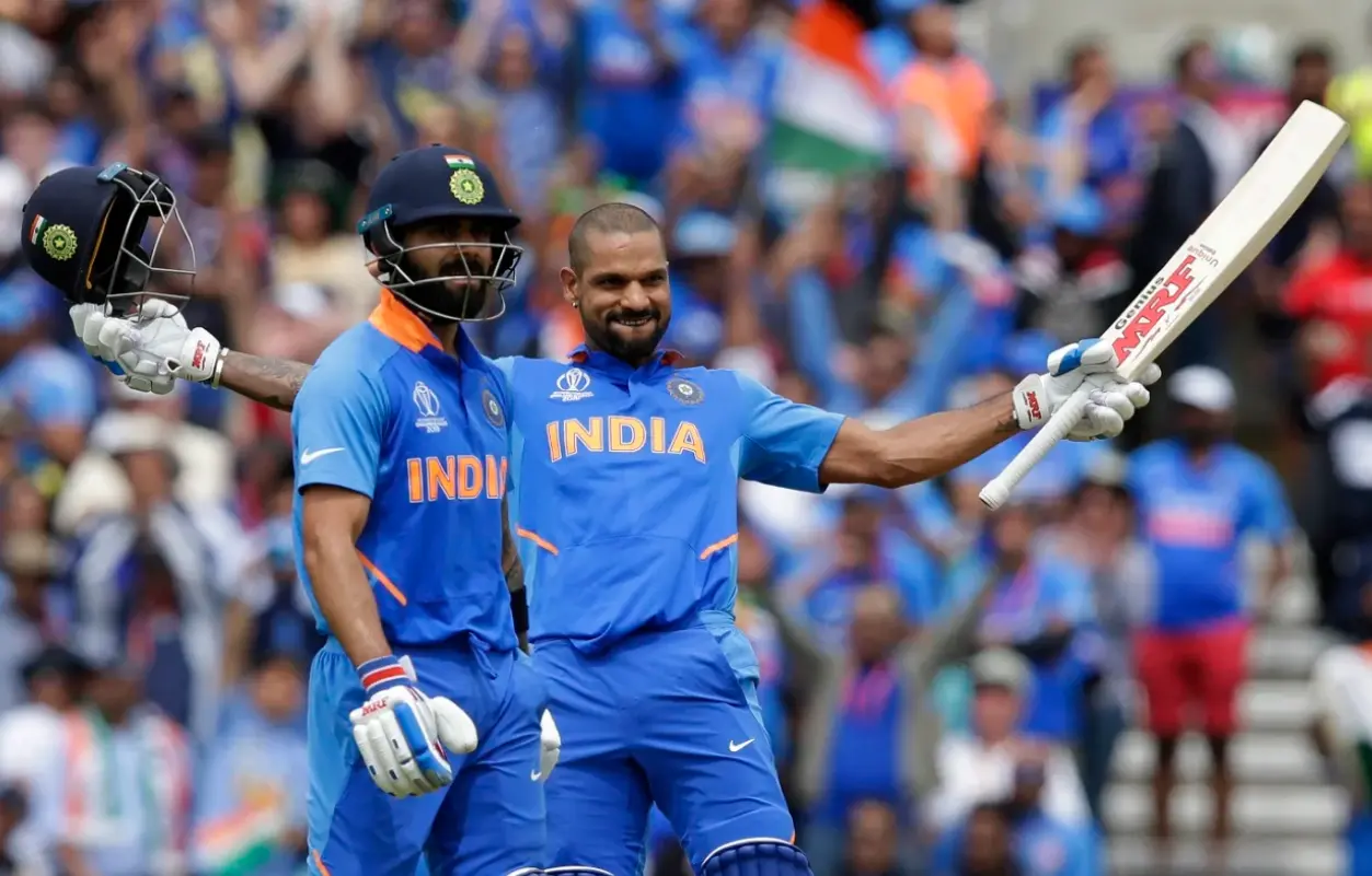 Shikhar Dhawan scored 117 runs off 109 balls against Australia.