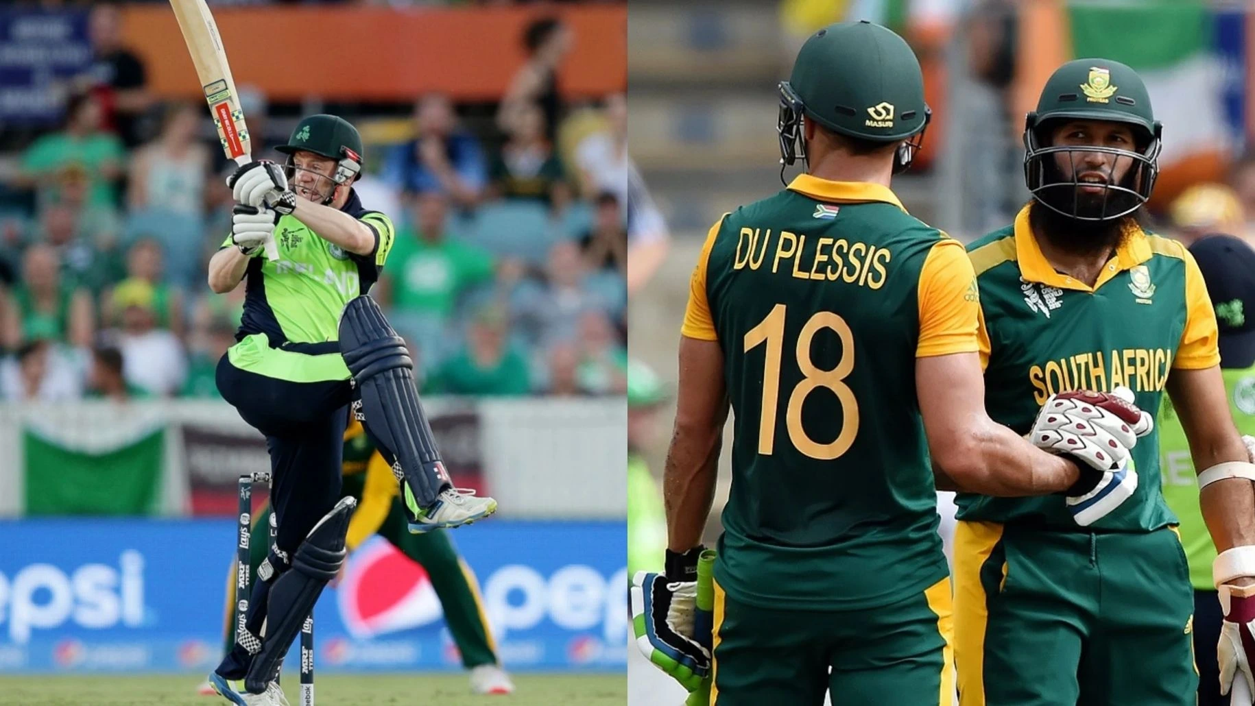 South Africa vs Ireland, World Cup match on 3 March 2015.